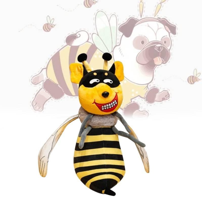 Adorable Bee Plush Toy Soft And Funny Dog Stuffed Animal Perfect Gift 45cm