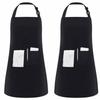 Oil Resistant Pocket Apron Multi-functional Unisex Work Clothes Household Waterproof Apron  Kitchen