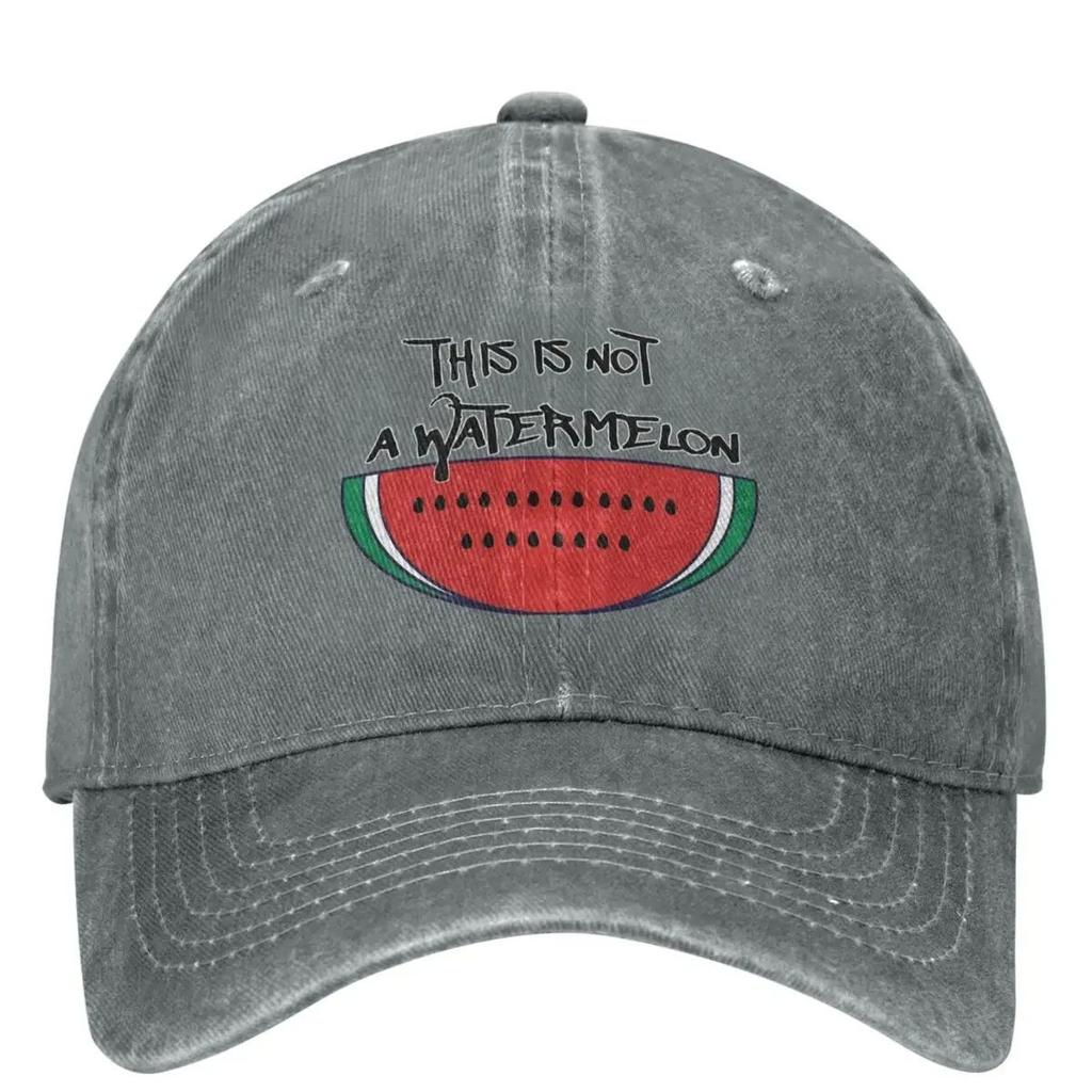 This Is Not A Watermelon Baseball Cap Men Women Fashion Casual Hats Sun Protection Rock Fashion Baseball Cap