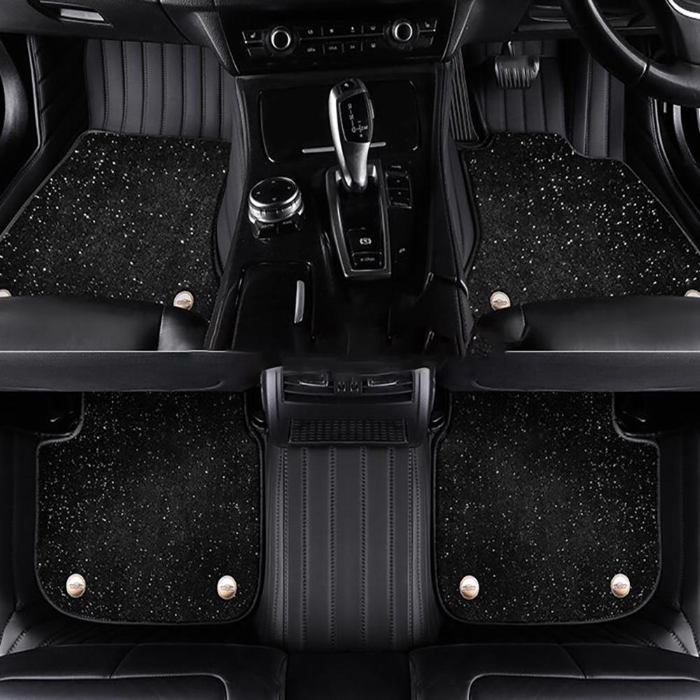 For Toyota Previa Auto Double layer 5D Custom Car Floor Mats Carpets Foot car Accessories voiture floor liners