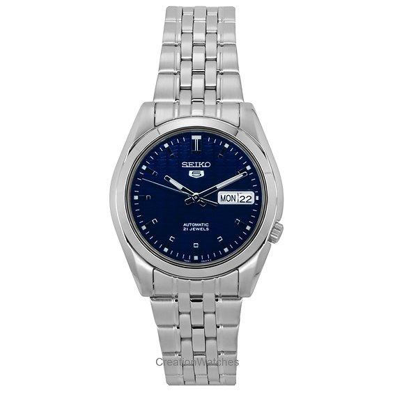

Восстановленные мужские часы Seiko 5 Automatic SNK357 SNK357K1 SNK357K темно-синий