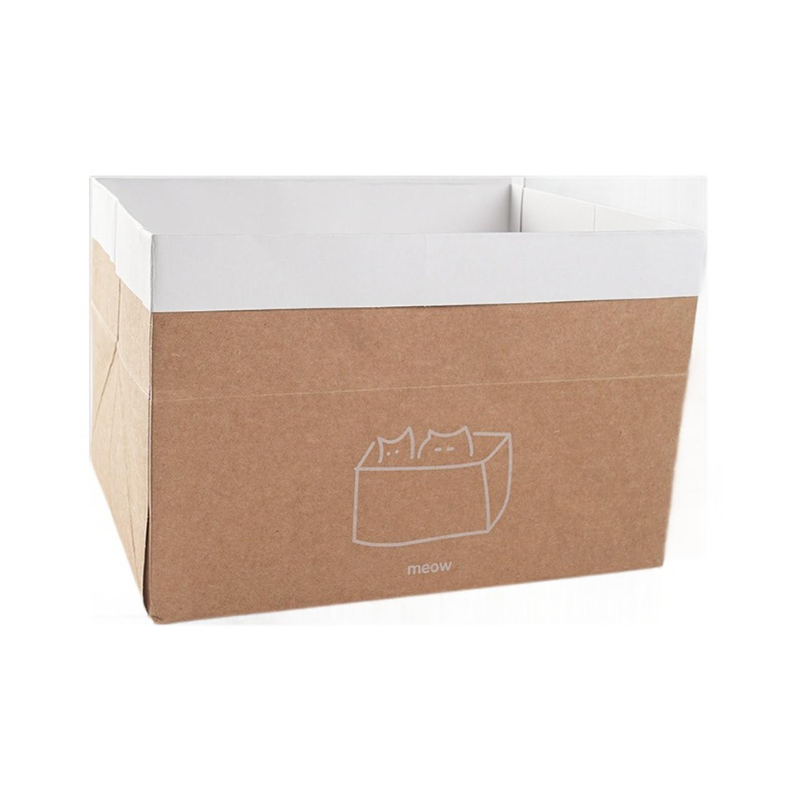 

Cardboard House: Large-Size Corrugated Scratcher Resistant to Scratching & Biting One Size