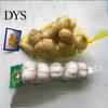 Hanging Bag 100Pcs Mesh Bags Convenient Reusable PE Breathable Garlic Storage Ginger Packing Net Sacks Plastic Buckles for Market