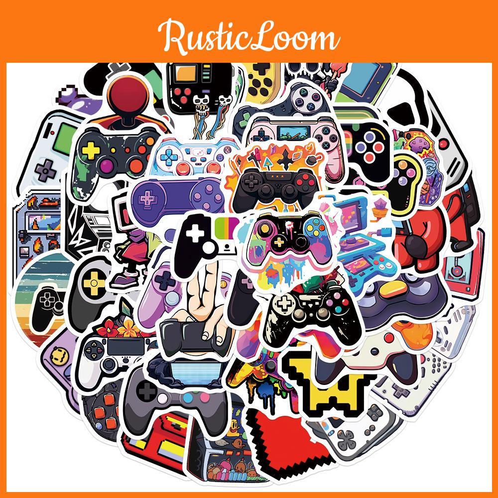 Cartoon Game Controller Stickers Personalize And Decorate Your Guitar Notebook And Luggage With 50 Waterproof Wholesale Decals Characters)