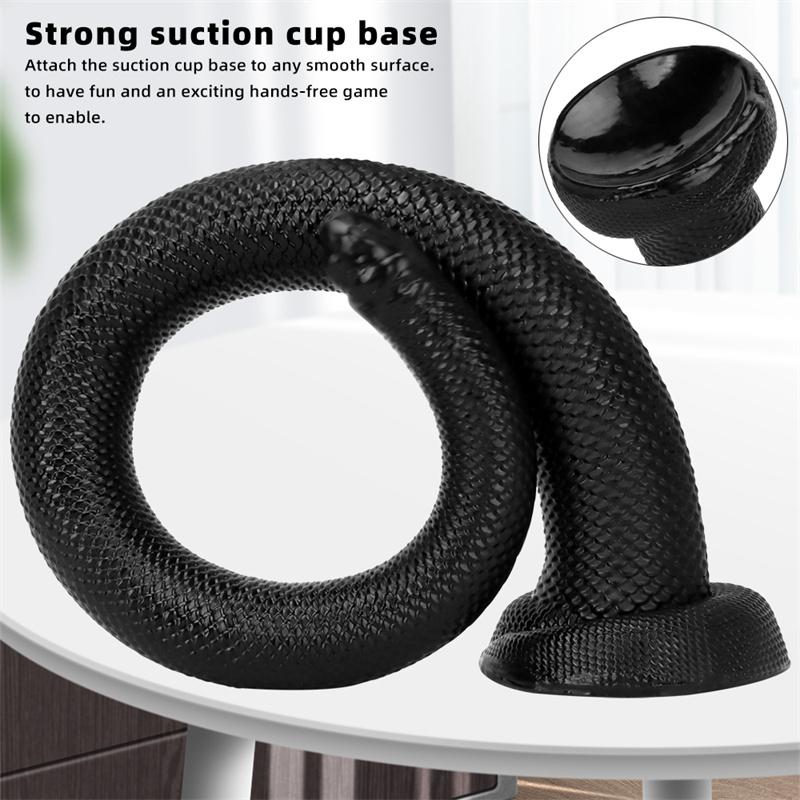 Snake Liner Whip 51cm Super Long Female Anal Plug Dildo Anal Dildo Erotic Sex Toys