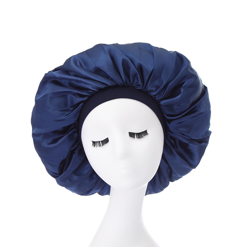 Extra Large Satin Sleep Cap: Wide Brim Headscarf for Hair Protection and Chemo Care