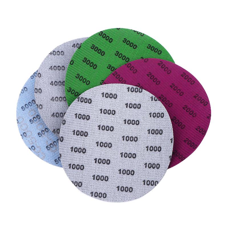 15/25Pcs 5 Inch 1000 2000 3000 4000 5000 Grit Sandpaper Discs Dry Wet Grinding Sanding Discs For Metal Wood Polishing Tools