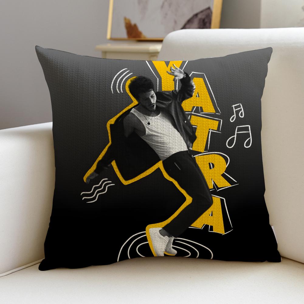 Passionate SSebastin YatraS Cushion Cover Breathable and skinfriendly linen pillowcase square removable and washable cushion
