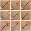 Red Hanfu Hairpin Tassel Wooden Hair Stick Classical   Hanfu Accessories