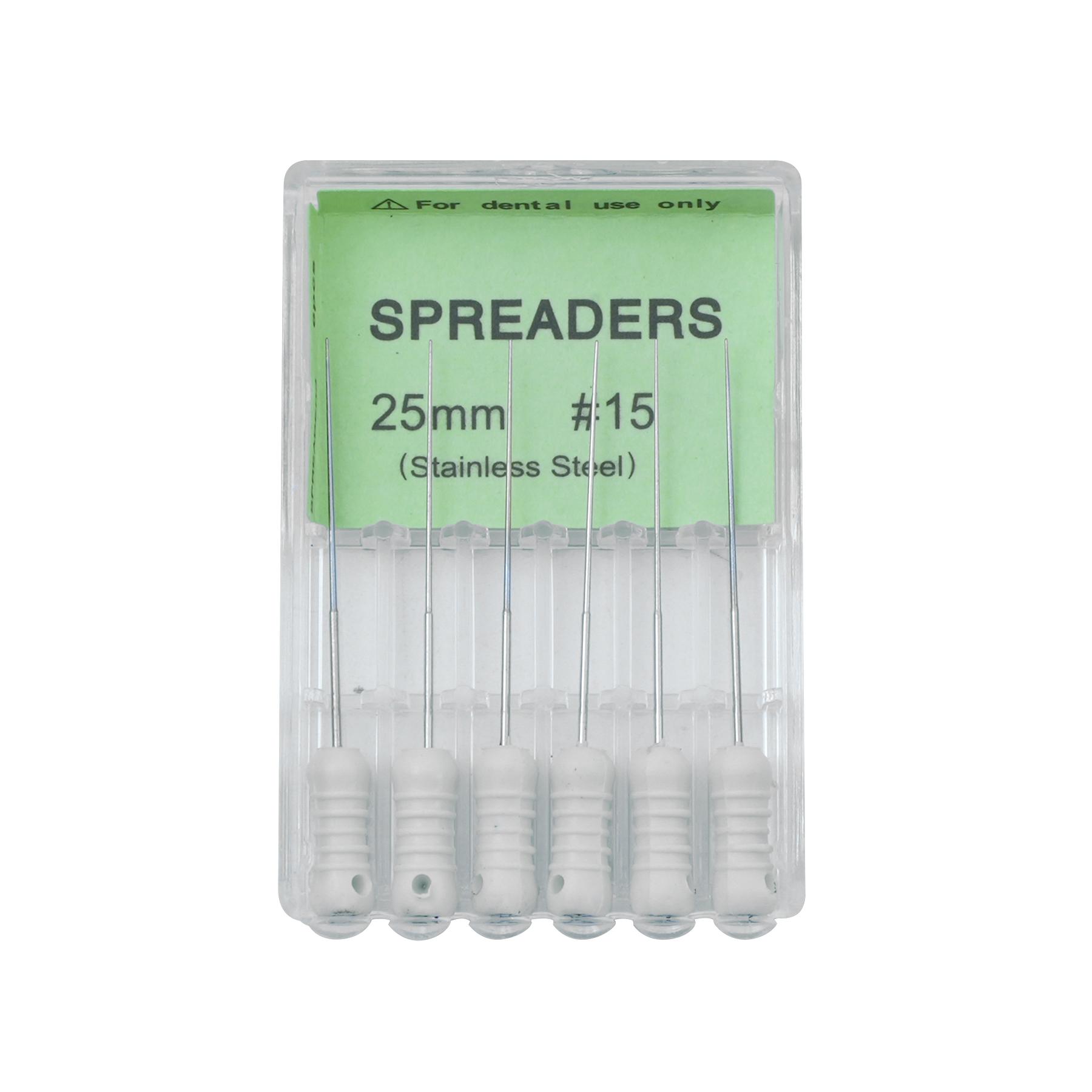 

6 шт./кор. стоматологические расширители, ручные файлы для корневых каналов из нержавеющей стали, эндодонтические инструменты 25 мм, стоматологические сверла S 25mm 15