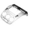 2Din Stereo Radio Fascia DVD Audio Navigation Panel Frame Silver Fit for Honda City 20082013