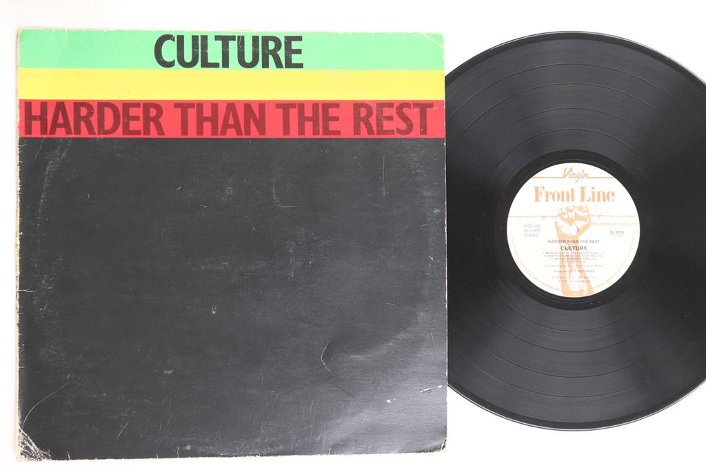 LP Record CULTURE - Harder Than The Rest FL1016 Front Line 1978 UK Reggae, Ska & Dub Used