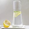 Clear Water Kettle High-borosilicate Glass Water Pitcher Kitchen Water Container Summer Cool Water Bottle With Dust-proof Lid