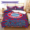 Set Biancheria da Letto Personalizzato con Motivo FC Bayern Monaco Copripiumino Federa Decorazione per la Casa Regalo (1 * copripiumino + 2 * federa, senza nucleo)