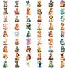 54pcs Kawaii Temporary Tattoo Kids Night Lantern Bear Tiger Fake Tattoo Stickers Cute Animal Body Art Arm Tattoo Stickers