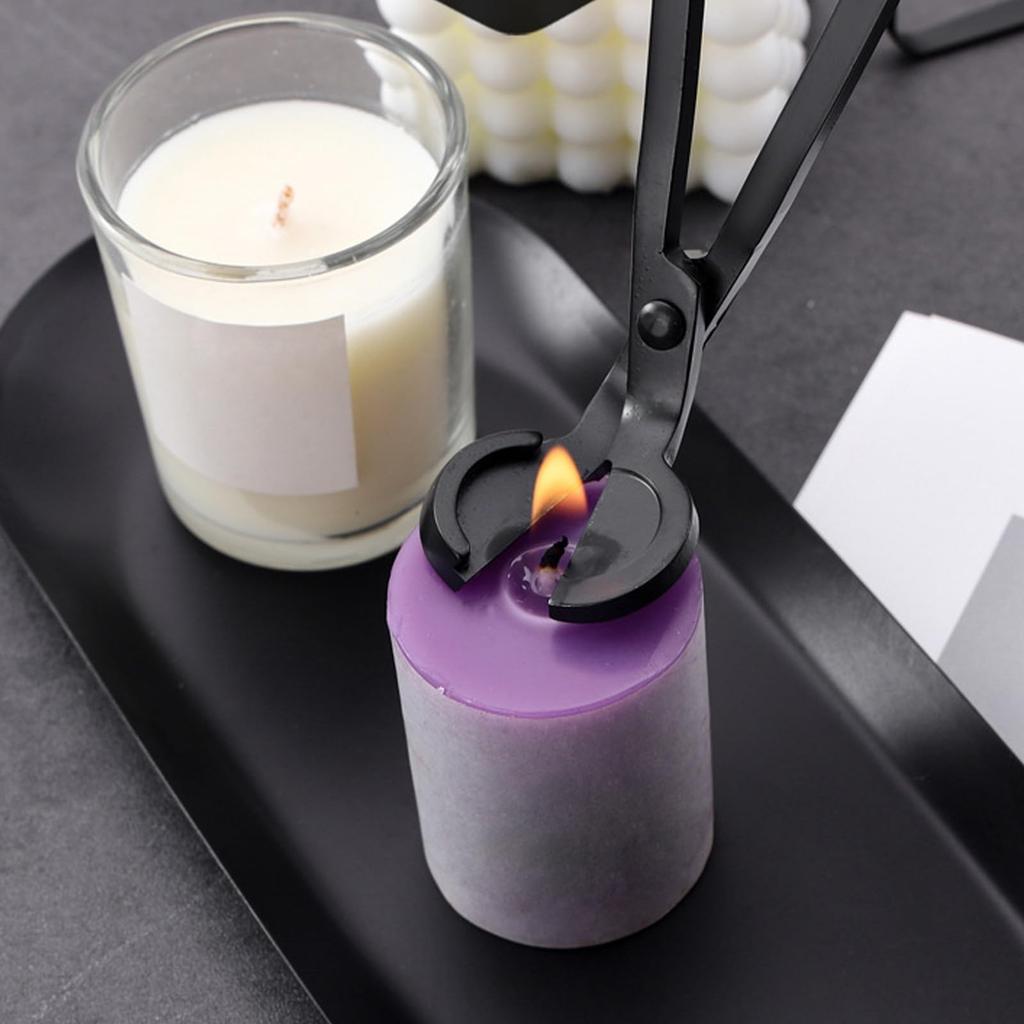 MrMrKura Acciaio Inossidabile Stoppino Candela Candela Accessorio Candela Stoppino Luce Candela Candela Lampada Aroma Tagliastoppini, Forbici, Tagliastoppini, Tagliastoppini, Spegnicandele,