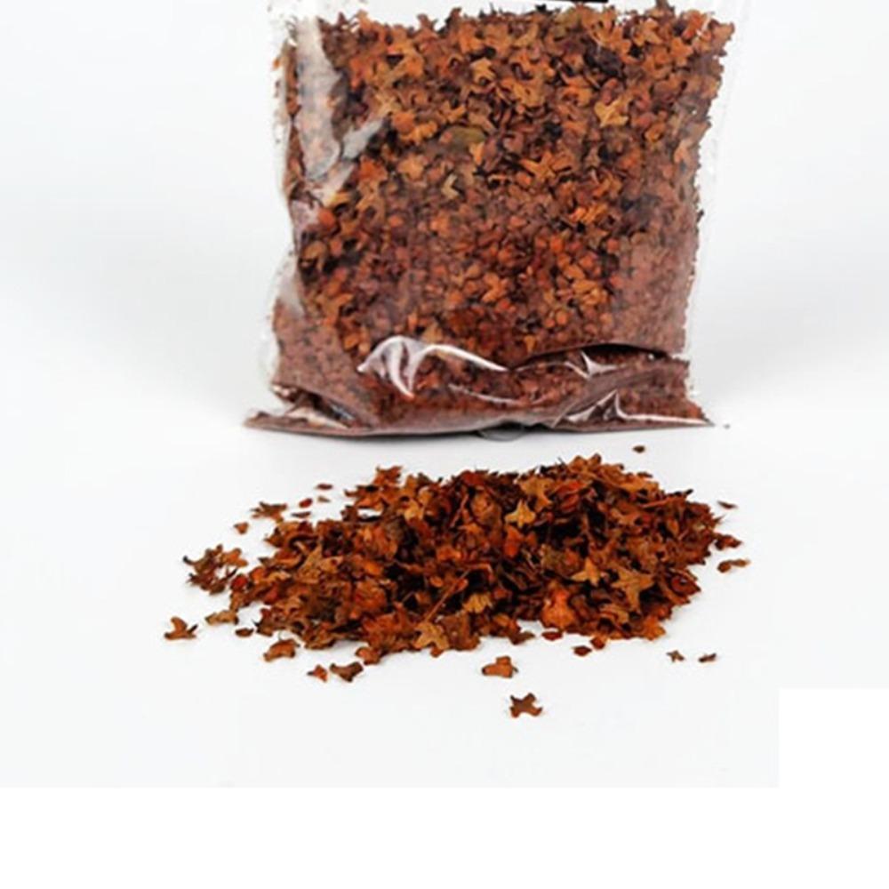 

Static Model Miniature Leaves Model Miniature Terrain DIY Miniature Leaf for Bonsai помаранчевий