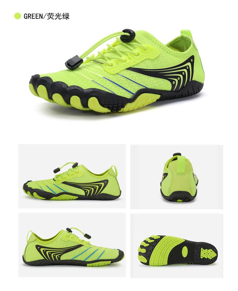 2025 Watschuhe Outdoor Bachwanderschuhe Schnelltrocknend Rutschfest Verschleißfest Sandstoppschuhe Direkt ab Werk Saphirblau Schwarz