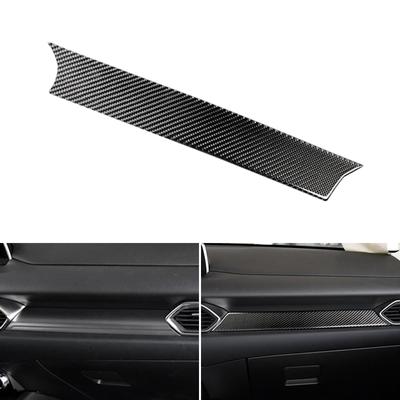Real Carbon Fiber Car Styling Center Console Dashboard Panel Cover Protective Trim For Mazda CX-5 CX5 2017 2018 ONLY