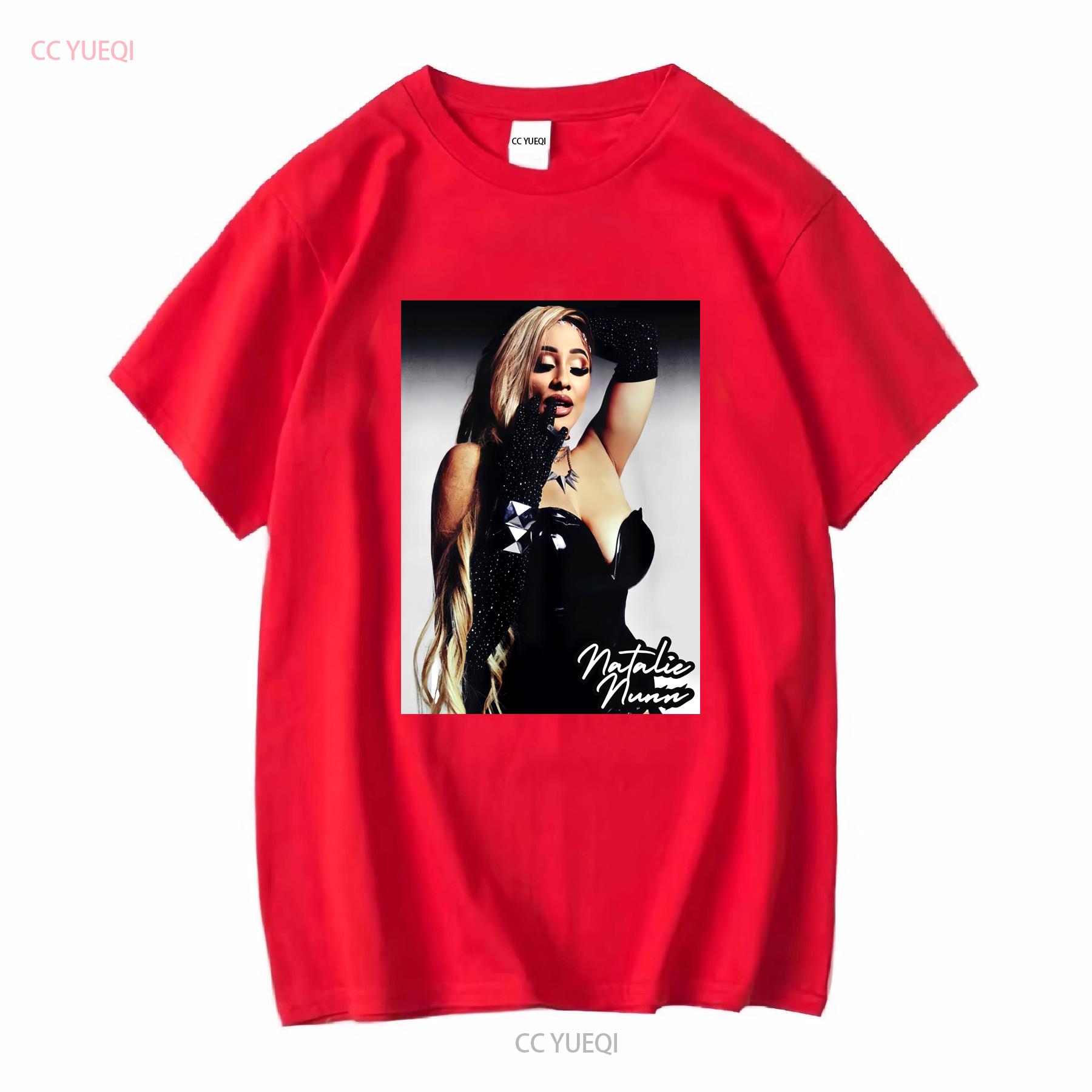 Natalie Nunn Zeus Baddies Heavy Cotton T Shirt long or short sleeves vintage Washed Casual Soft Unisex Slightly streetwear S
