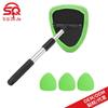 Telescopic Car Windshield Defogger & Glass Cleaning Set with Ultra-fine Fiber Cloth & Scraper