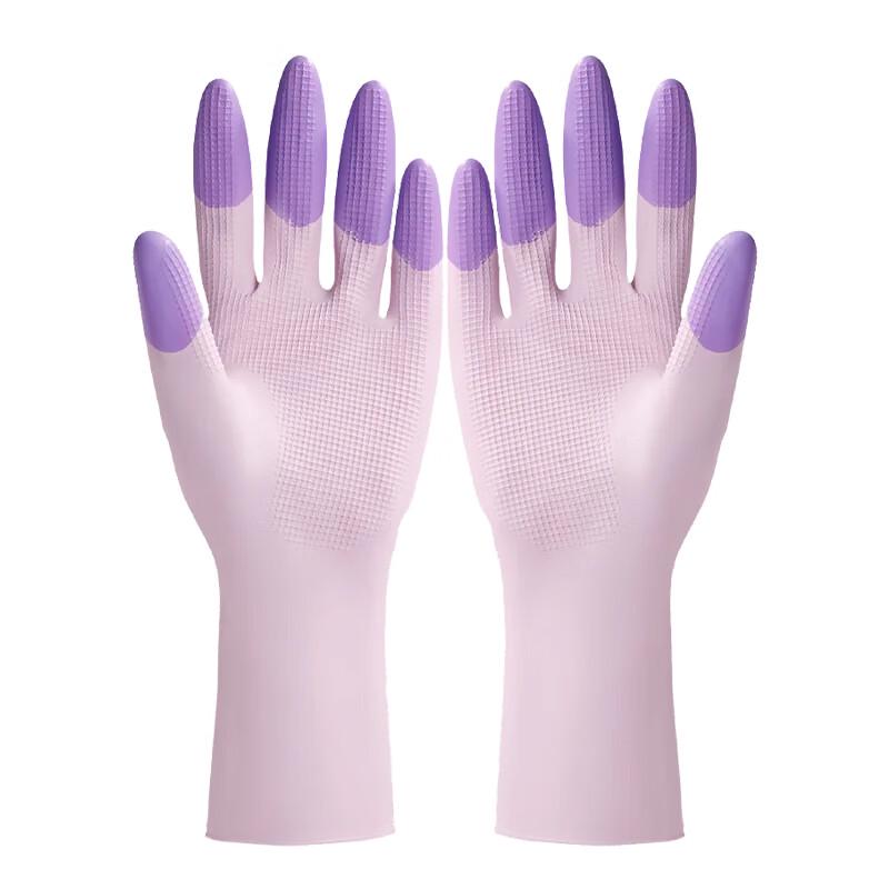 Lance Colorful Latex Dishwashing Gloves