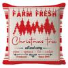 New Christmas Linen Pillow Cover Simple Sofa Pillow Home Printed Cushion Cover