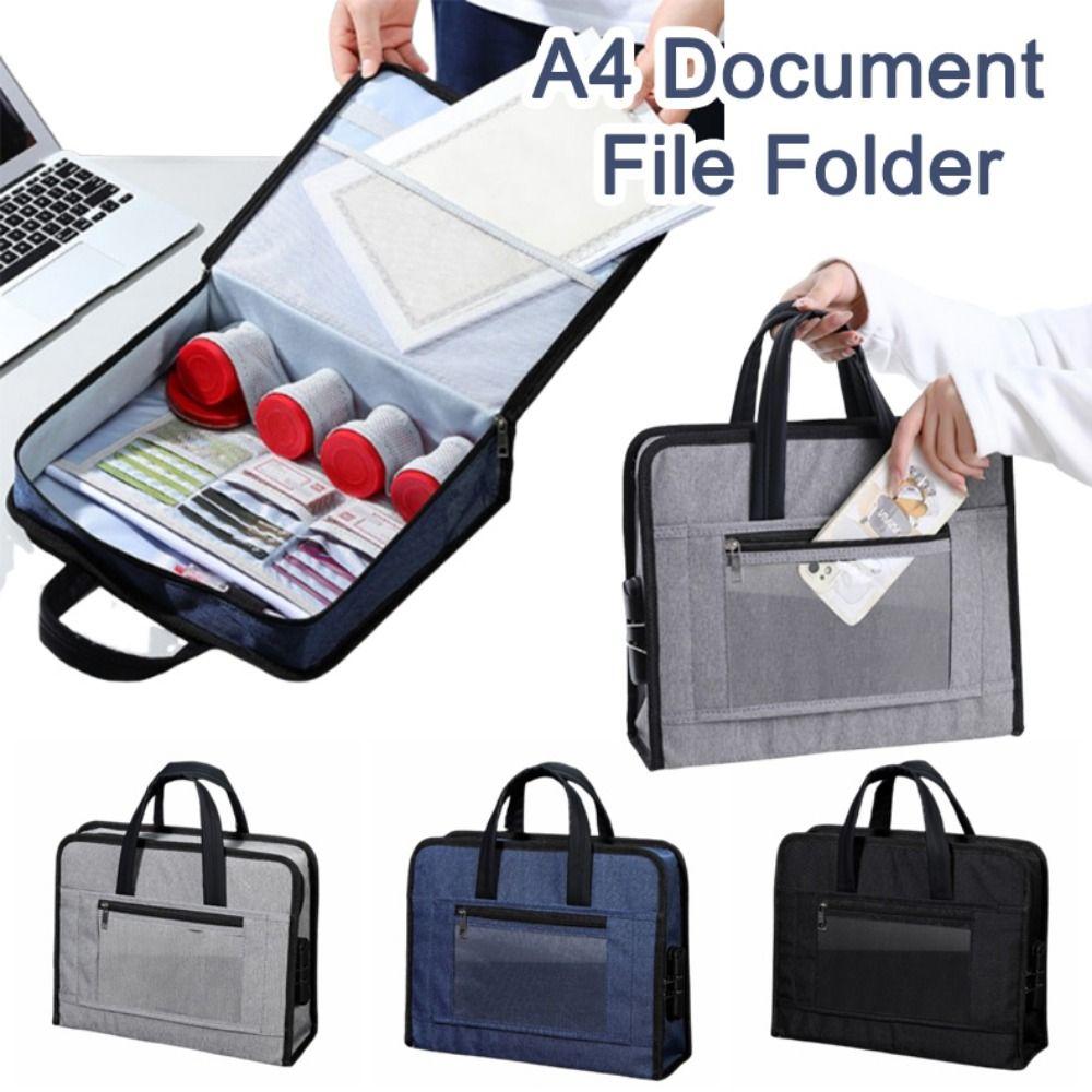 Портативная папка для документов формата А4, большая вместимость, органайзер для хранения марок, школьники