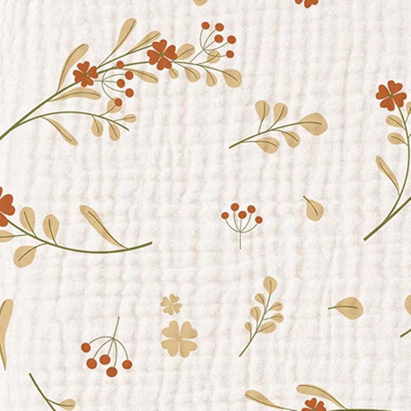 

Baby Cotton Yarn Muslin Small Square Towel Baby Burp Soothing Towel Solid Color Multipurpose Thickened Towel