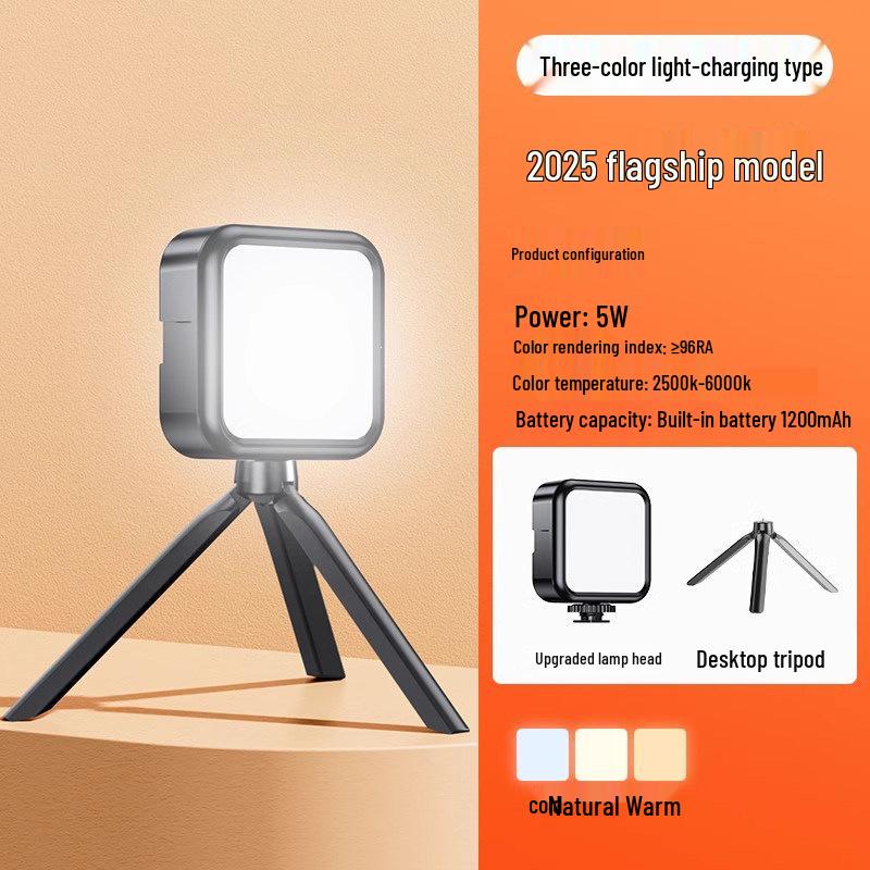 Mini Portable RGB Fill Light for Selfies, Streaming, and Photography