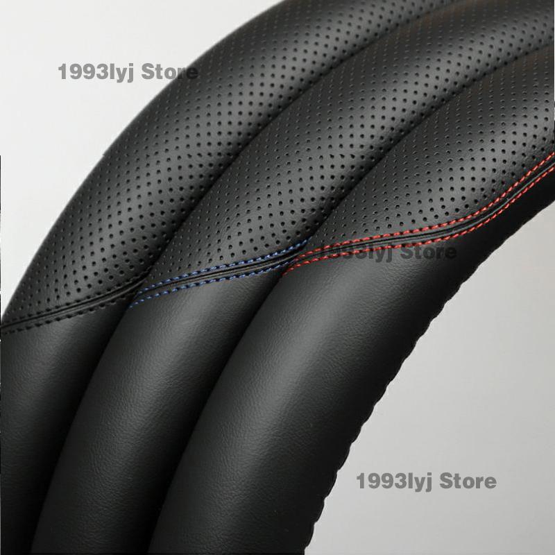 Für Chery Tiggo 4 Pro 2020-2023 PU Auto Lenkradbezug Atmungsaktiv Anti-Rutsch PU-Leder Auto Dekoration Salon Interieur