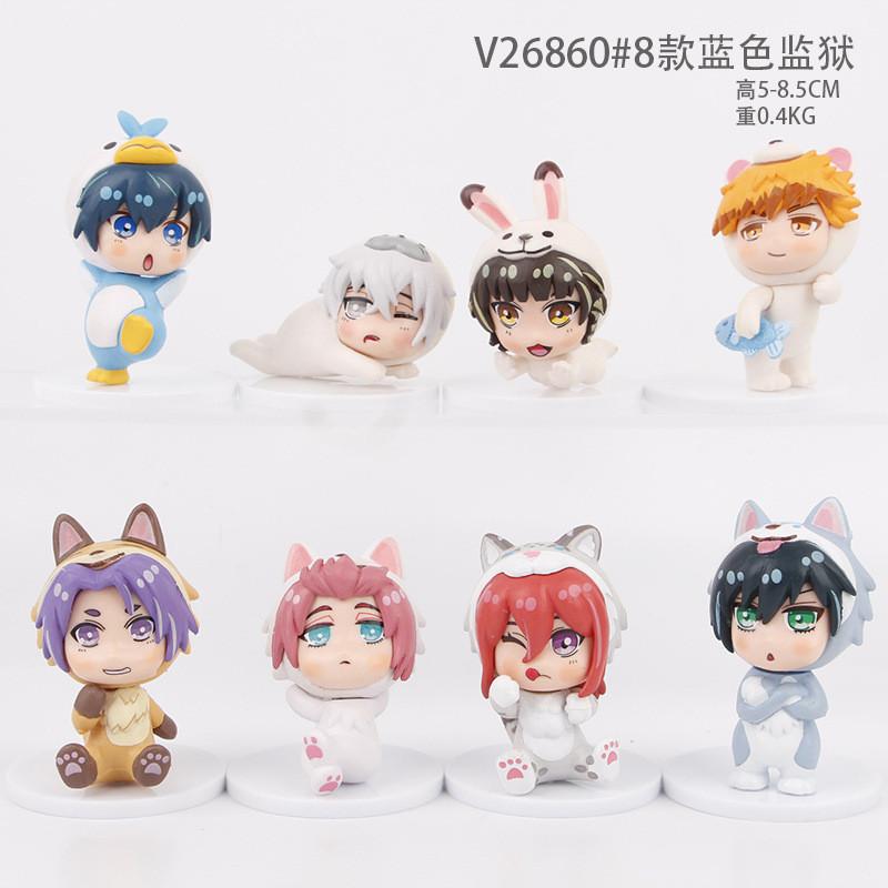 Delightful Blue Lock Chibi Style Pvc Figure Blind Box Anime Collectible Toy