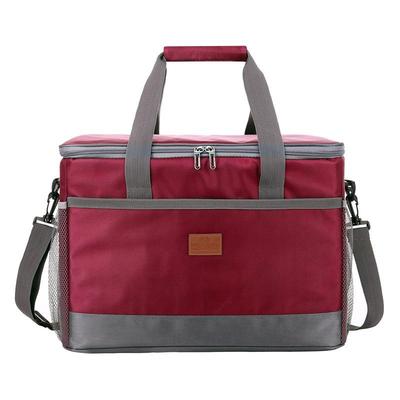 Isolierte wasserdichte PEVA Picknick-Schultertasche - Auslaufsichere Frischhalte-Bier-Eis-Tasche.