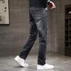 Spring, summer and autumn new multi-color cotton elastic large-size straight casual denim trousers men's trendy MEN