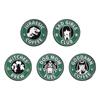 Eyecatching Round Green Metal Brooch With Cute Cartoon Animal Design For Stylish Individuality