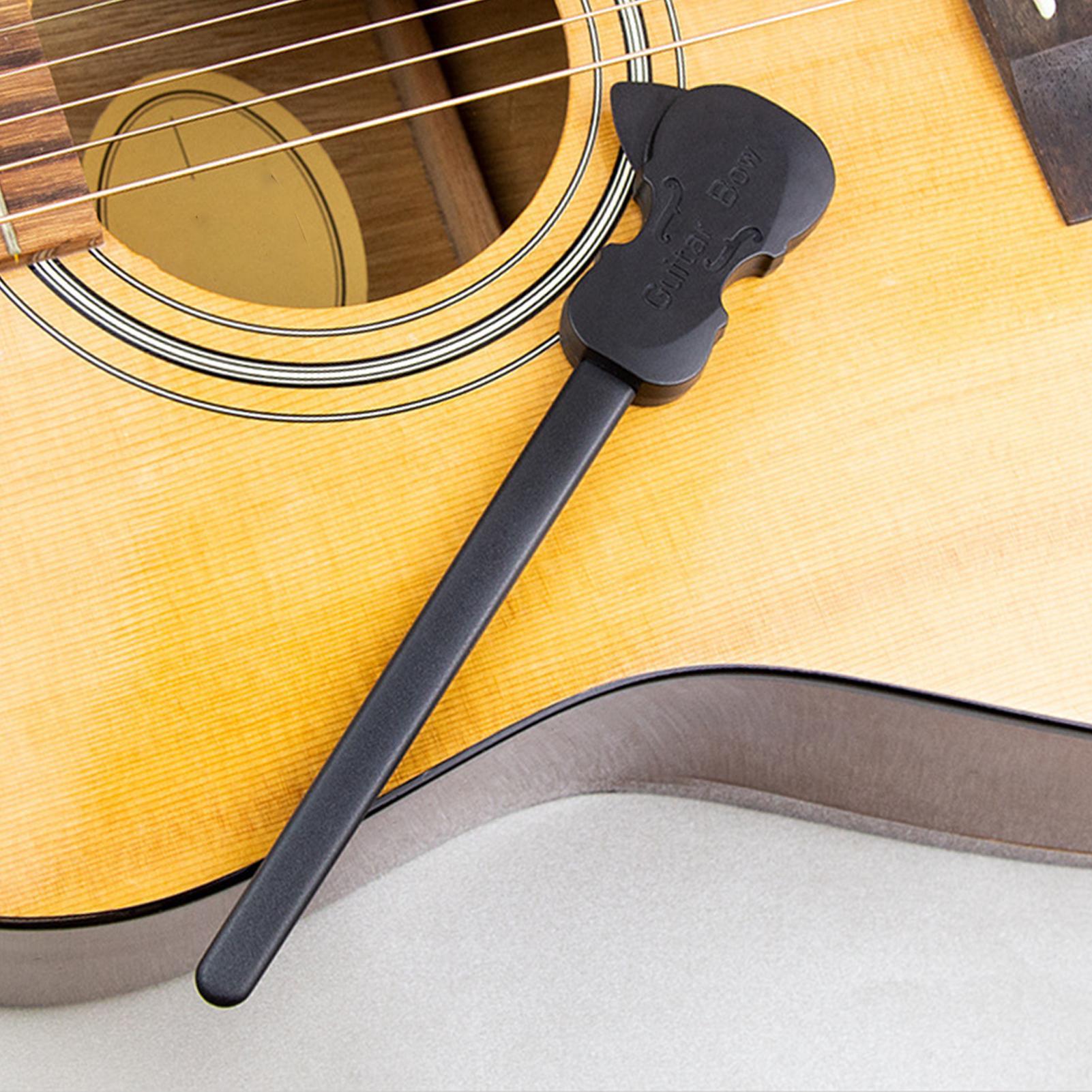 

Guitar Bow For Acoustic Professional Bass Playing Bow Instrument Playing Tools With Rosin Sandpaper Cloth Performance CHINA