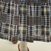 Chikita Tiered Skirt (Cotton Check) Black 243402Cbk