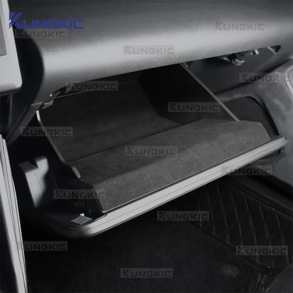 Suede Sticker Car Passenger Storage Cabinet Decor Interior Trim For Subaru ZD8 BRZ Toyota ZN8 GR86 2021 2022 2023 2024 2025 2026