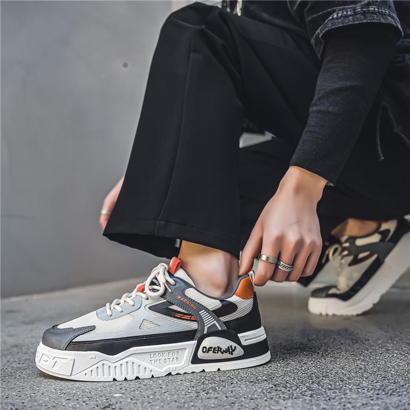 Men Shoes Sneakers Mens Casual Shoes Leisure Luxury Men Walking Shoes Chunky Trend Stakeboard Shoes for Men Sports Running Shoes Male Footwear