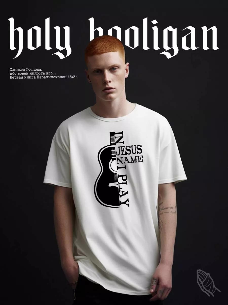 Oversized y2k T-shirt with Volchok print 4XL