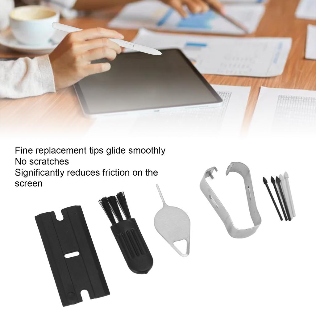Stiftspitzen für Galaxy Tab S9 4 Sets Spitzen für Galaxy Tab S9 S9+Plus S9 Ultra S9 FE Reibungslos Ersatzspitzen