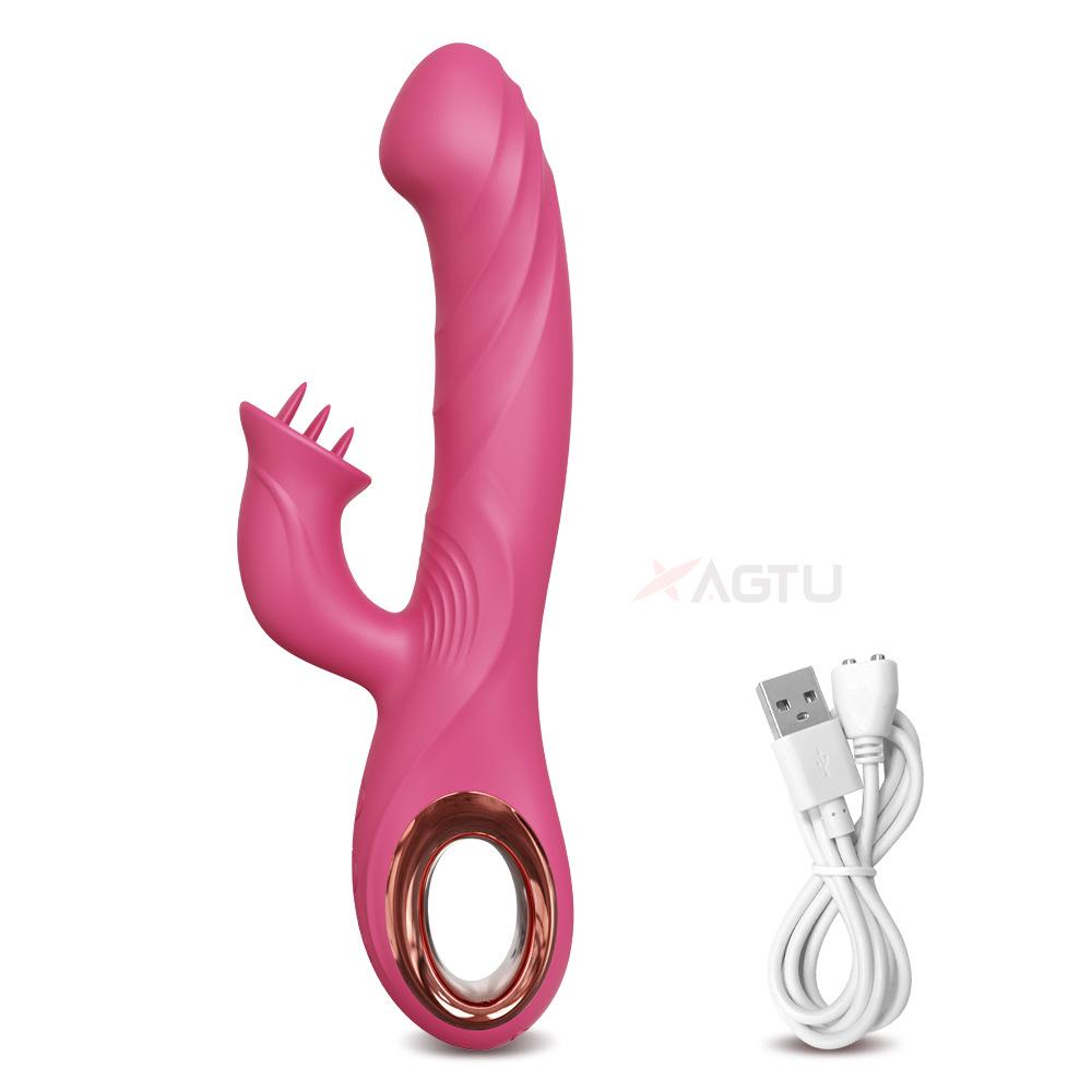 Women's Rabbit-style Vibrator with Buckle - G-Spot & Clitoral Massager