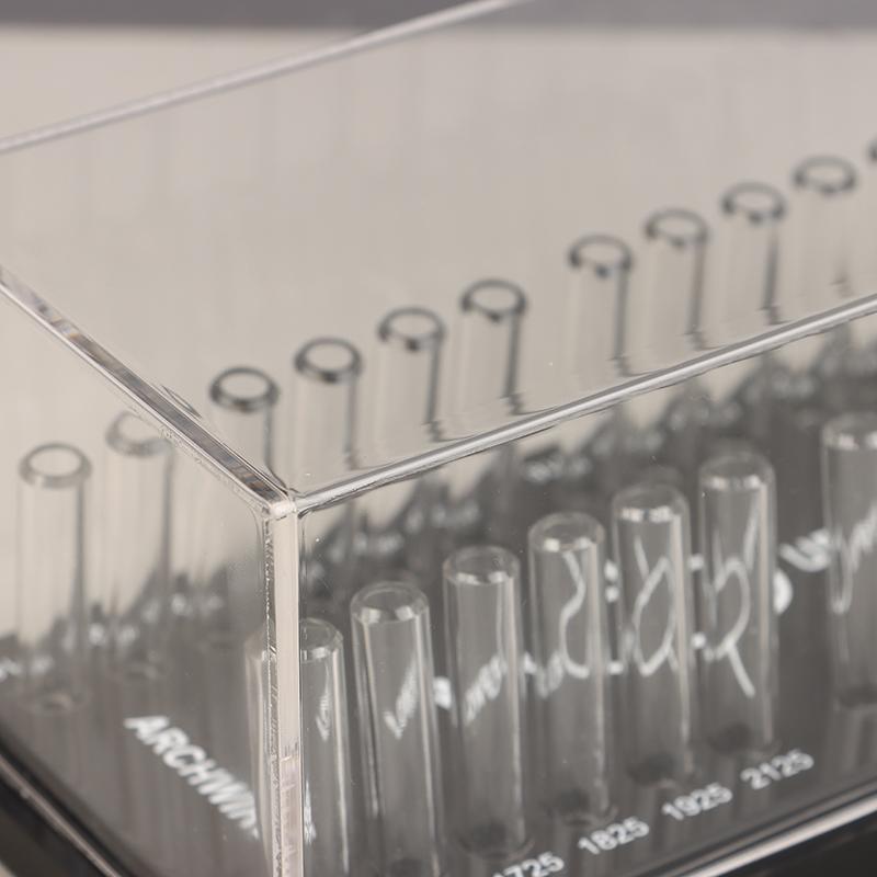 Acrylic Organizer Dental Resin Adhesive Applicator Holder Pre-Formed Bow Wire Placement Box Storage Dust Box