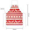 Kids Aprons for Cooking Christmas Apron Cute Red Apron for Kitchen Cooking Baking BBQ Painting Crafting