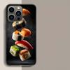 Sushi In the Air Phone Case For Iphone 17 Air 15 Pro 14 Plus 16 Pro Max 17E 16E 12 13 Mini 11 Cover Cute Fundas