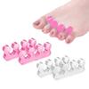 1 Paar Zehentrenner für Hallux & Nagellack - Pediküre Zehenspreizer & Zehennageltrenner Weiches Gel Pediküre-Set Geeignet