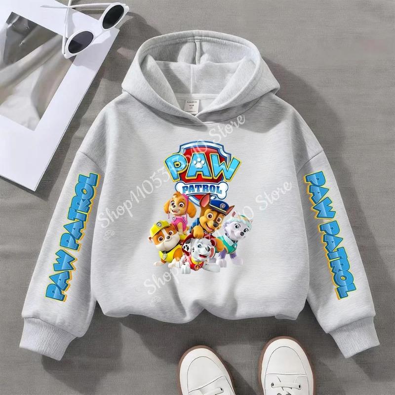 PAW Patrols Kids Sweatshirt Cartoon Chase Skye Printed Hoodie Trendy Long Sleeve Hoodies Girls Tops Clothing Boys Clothes Gifts