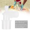 L Shaped Plastic Hose Connector Breathing Tube Connection Adapter for Ventilation Tube