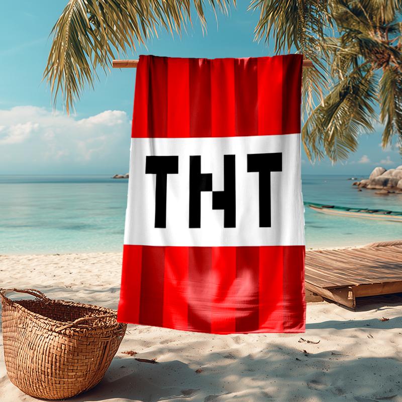 Pixel Game Mode Strandtuch: Ideal für Sommerabenteuer Weich, saugfähig und schnell trocknend geeignet zum Schwimmen und Baden