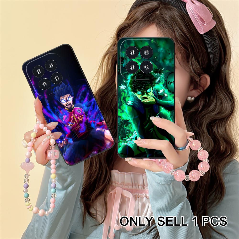 Blue Lock Isagi Yoichi Matte TPU Mobile Phone Case for Xiaomi 15 14 13 12 Mi 11 T Ultra Lite Pro S X 5G Colorful Printing Cover